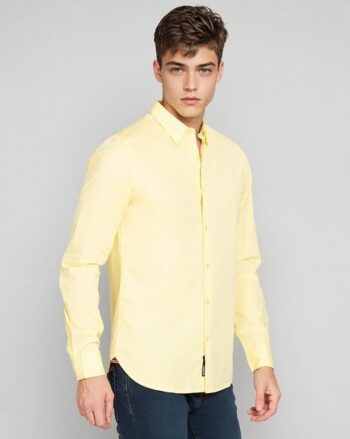 Men Printed Slim Fit Shirt with Patch Pocket