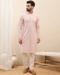 Men Regular Fit Mandarin-Neck Kurta