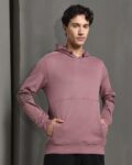 Men Zip-Up Oversized Fit Sweatshirt