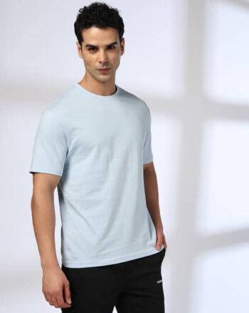 Men Regular Fit Crew-Neck T-Shirt