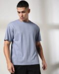Men Striped Regular Fit Crew-Neck T-Shirt