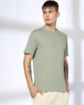 Men Regular Fit Crew-Neck T-Shirt