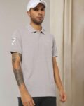 Regular Fit Brand Print Polo T-Shirt