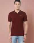 Regular Fit Polo T-Shirt with Brand Print