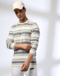 Striped Crew-Neck T-Shirt