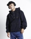 Men Regular Fit Denim Hoodie