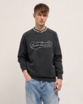 Men Typographic Print Regular Fit Hooded Sweatshirt