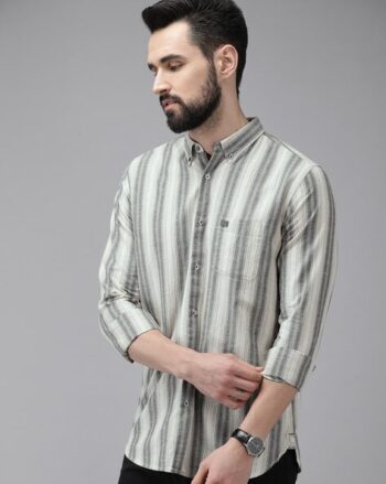 Stripes Full-Sleeves Shirt
