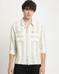 Men Tailored Fit Shirt with Patch Pocket