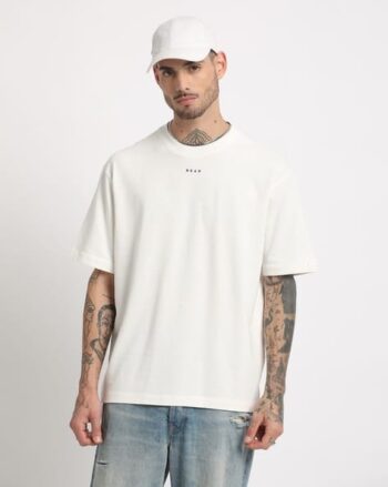 Men Graphic Print Regular Fit Crew-Neck T-Shirt