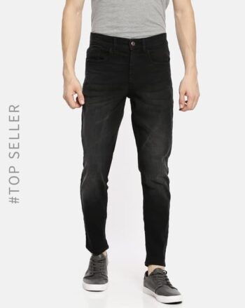 Men Mid-Wash Slim Fit Jeans