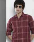 Men Checks Relaxed Fit Shirt