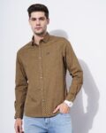 All Over Print Poplin Button Down Shirt