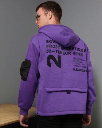 Collared Oversized Fit Sweatshirt