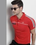 Slim Fit Polo T-Shirt with Embroidered Logo