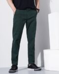 Slim Fit Flat-Front Pants