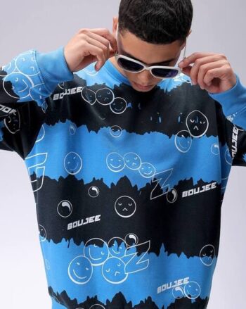 Men Typographic Print Regular Fit Sweatshirt