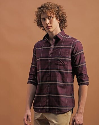 Men Paisley Print Slim Fit Shirt