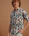 Spread Collar Slim Fit Shirt