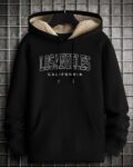 Men Typographic Print Regular Fit Hoodie