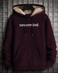 Men Typographic Print Hoodie