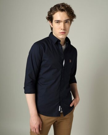 Men Striped Regular Fit Shirt with Spread Collar