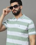 Stripes Regular Fit Polo T-shirt