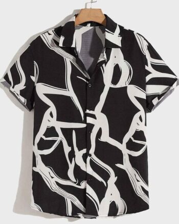 Men Geometric Print Shirt