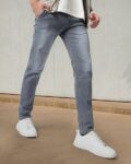 Men Mid-Wash Slim Fit Jeans