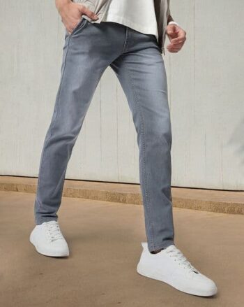 Men Mid-Wash Slim Fit Jeans