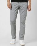 Solid Woven Flat-Front Pants