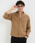Men Floral Slim Fit Shirt with Spread Collar