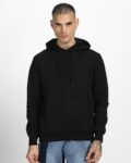 Men Long Sleeve Regular Fit Hooded T-Shirt