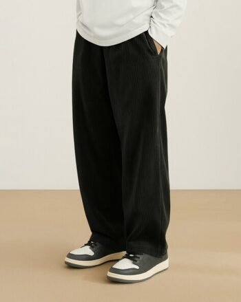 Baggy Fit Trousers with Workwear Patch