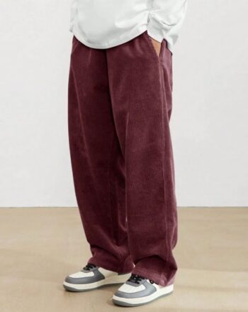 Men Heathered Slim Fit Flat-Front Chinos