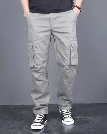 Men Slim Fit Pleated Pants