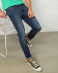 Tapered Jeans with 5-Pocket Styling