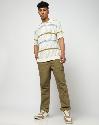 Straight Fit Single-Pleat Trousers
