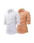 Men Pack of 2 Slim Fit Short Kurtas