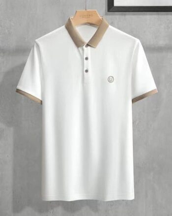 Men Embroidered Regular Fit Polo T-Shirt