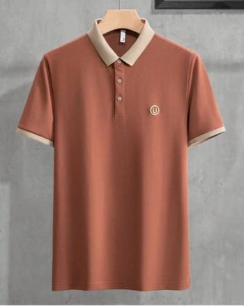 Men Embroidered Regular Fit Polo T-Shirt