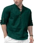 Men Mandarin Collar Short Kurta