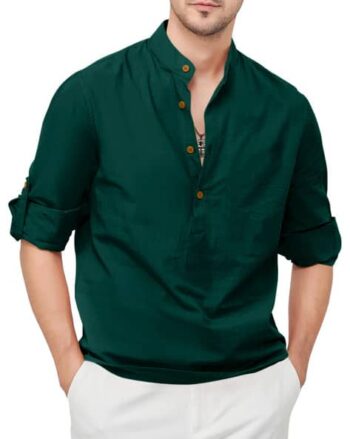 Men Regular Fit Short Kurta