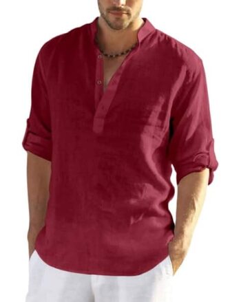Men Regular Fit Short Kurta