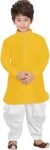 trustous Boy's Cotton Kurta Dhoti Set