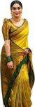 Yashika Women's Fancy Banarasi Kanjivaram Art Silk Saree with Blouse Pieces||Yellow Coloured Kanjivaram Saree|| AZ-YS-OG-YUKTI YELLOW