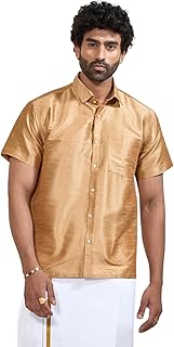 VASTRAMAY Men's Solid Regular Fit Shirt
