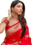 Shiv Textiles Women's Banarasi Silk Saree