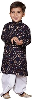 AJ DEZINES Kids Ethnic Wear Pure Cotton Dhoti Kurta Set For Boys