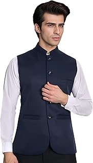 ROCKSY Bandi Modi Koti, Nehru Jacket for Men, Cotton Waistcoat for All Occasion: Diwali, Wedding, Ethnic, Office Party, Formal & casual Look